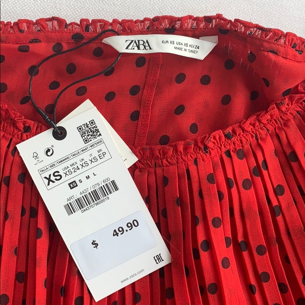 Polkadot Off Shoulder Blouse